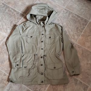 Blu Pepper Green Utility Jacket